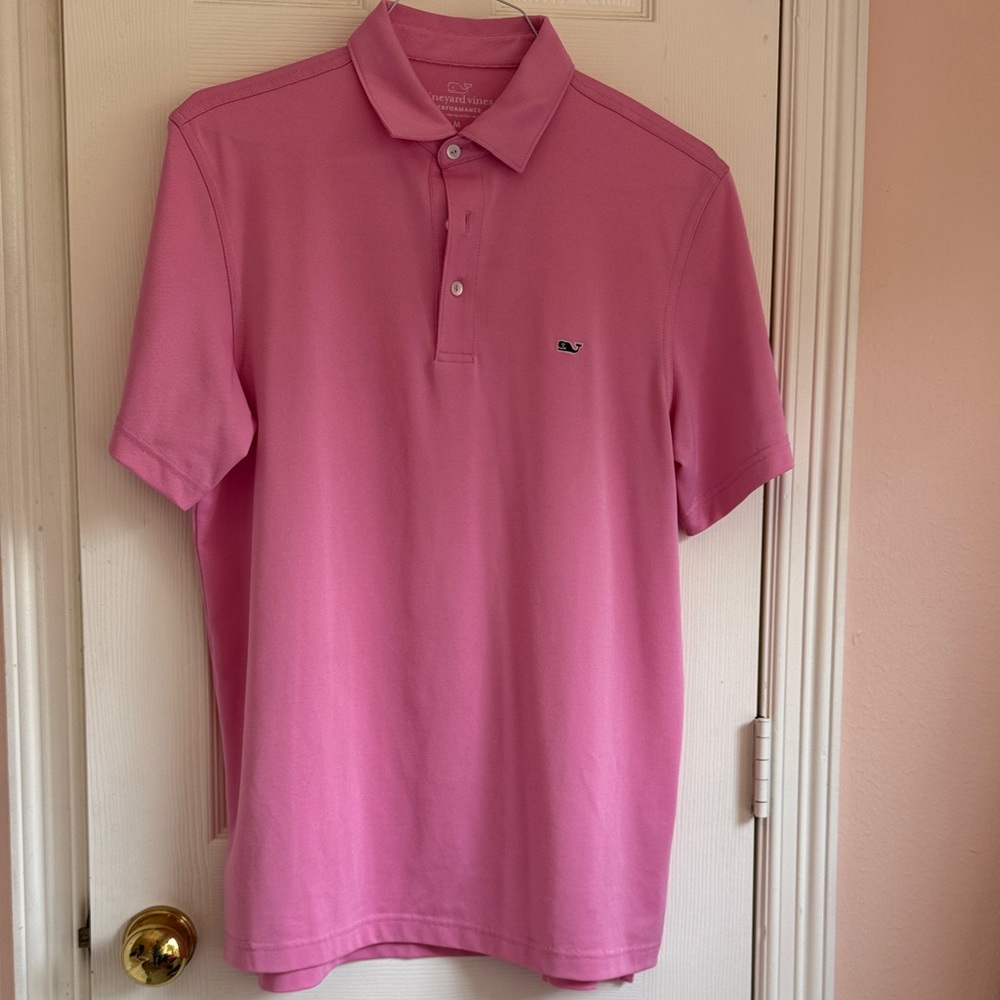 Vineyard Vines Classic Pink Polo Shirt NWOT